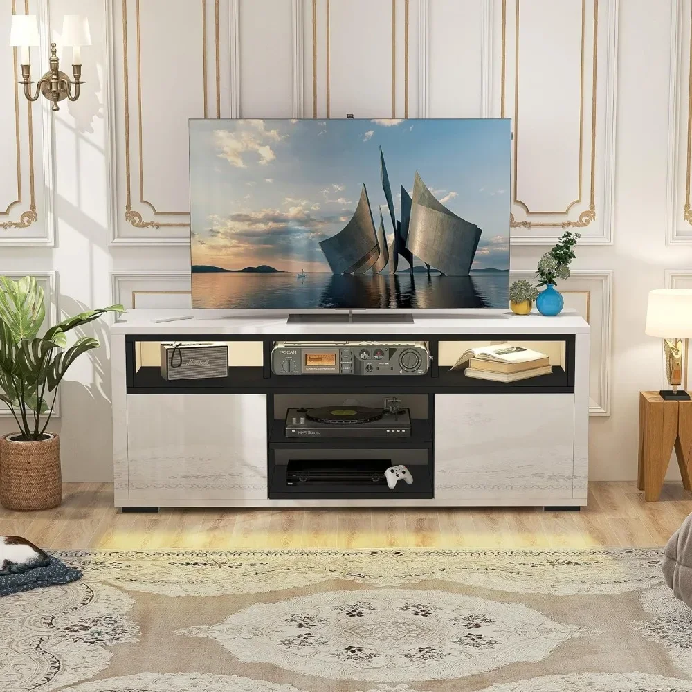 Gaming Console Tv Stand - # Für modernen LED-TV-Ständer 55 Zoll,