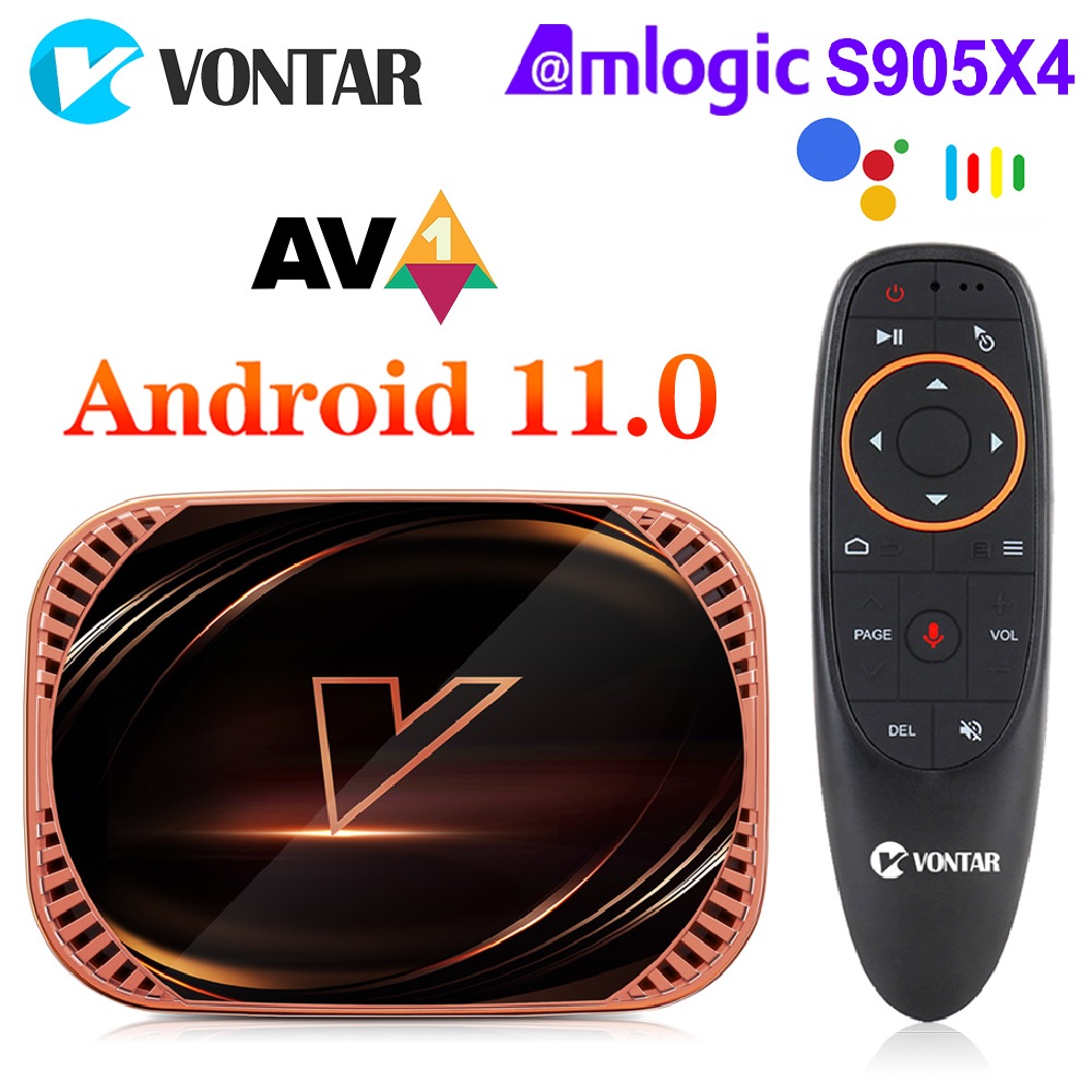 Gaming Console Tv Stand - VONTAR X4 Amlogic S905X4 Smart TV