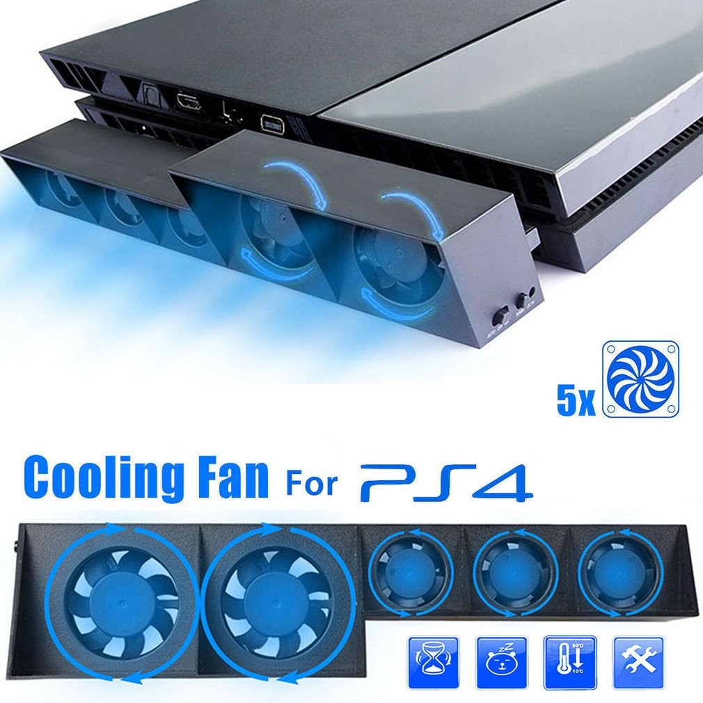 Gaming Console Tv Stand - Basis-Lüfterständer für Sony PS4 Pro Slim