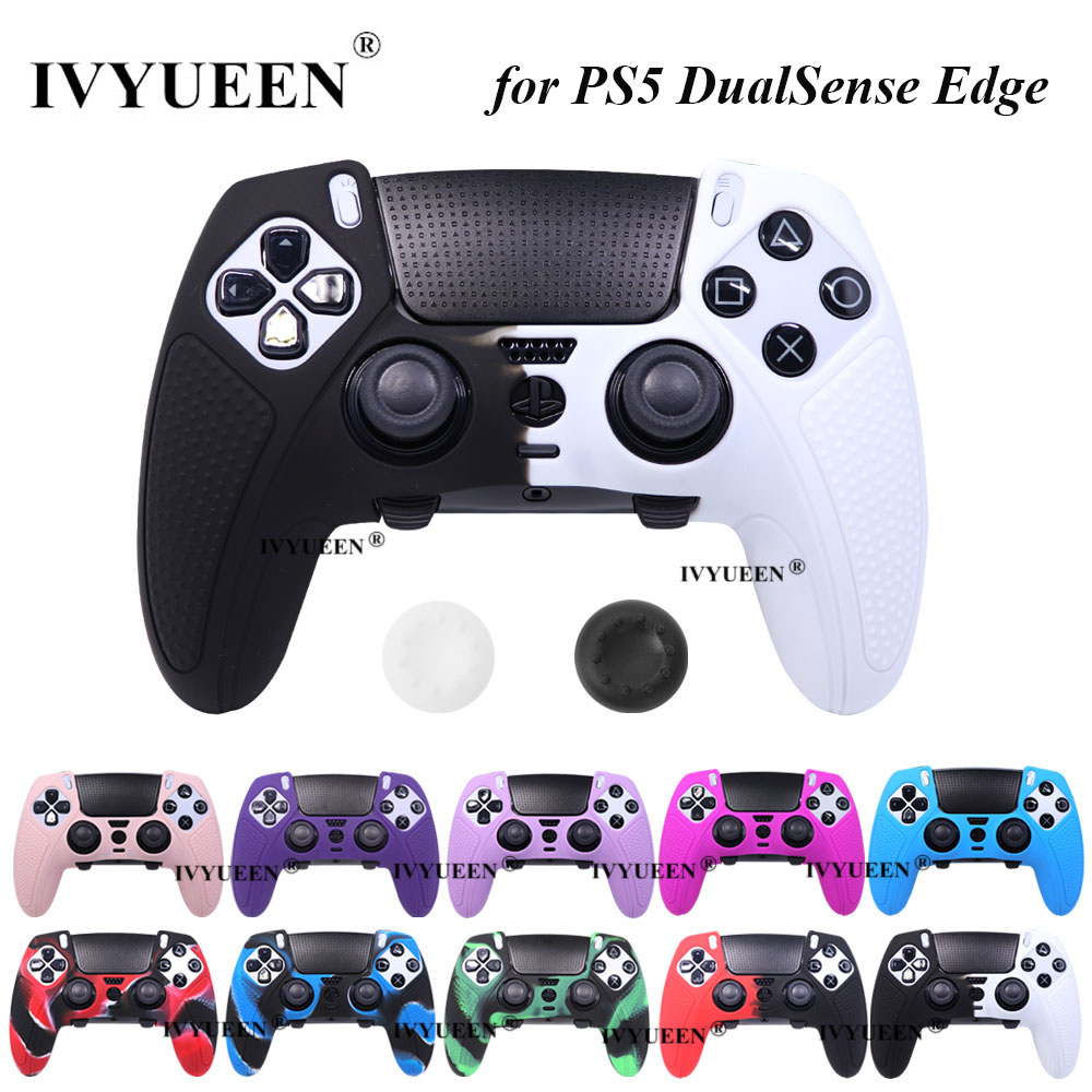 Sony Controller Dualsense Edge - IVYUEEN Weiche Gummi-Silikonhülle für PlayStation 5,
