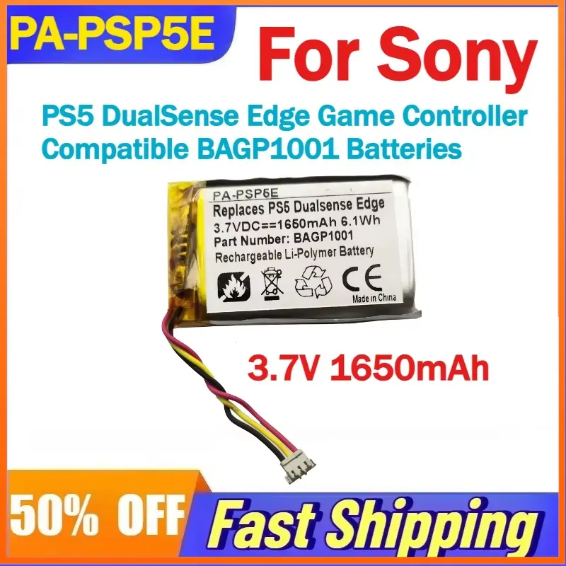 Sony Controller Dualsense Edge - 3,7V 1650mAh PA-PSP5E Li-Ionen-Akku für Sony