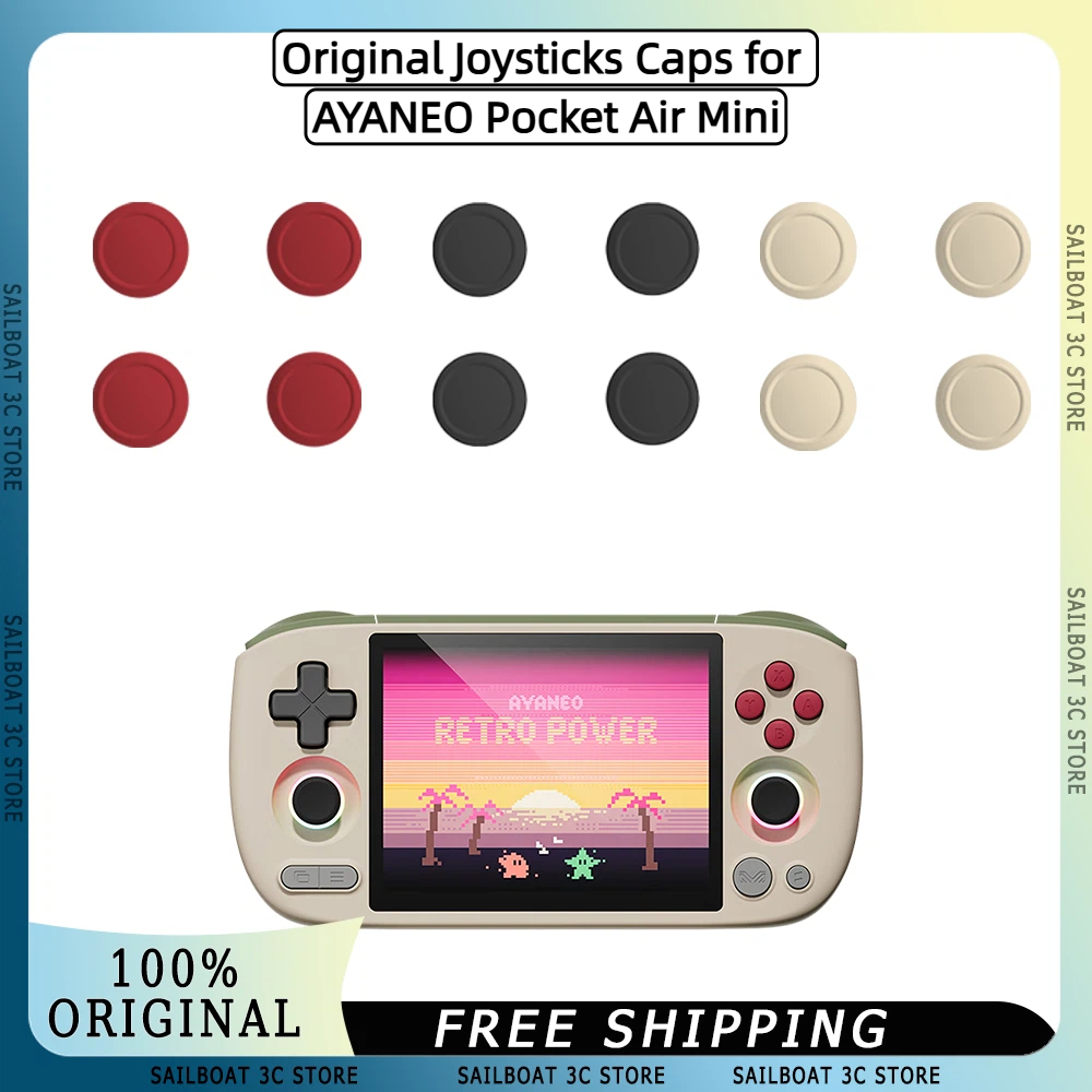 Gaming Console Setup - Original Joysticks Caps für AYANEO Pocket