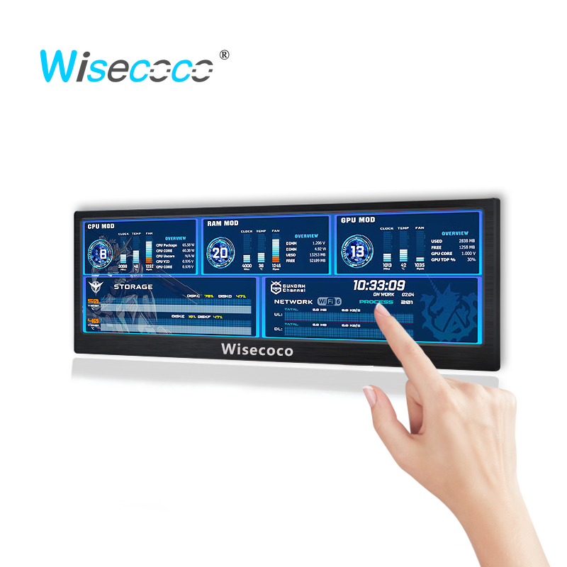 Gaming Console Car - Wisecoco 14 Zoll 4K Tragbarer Monitor