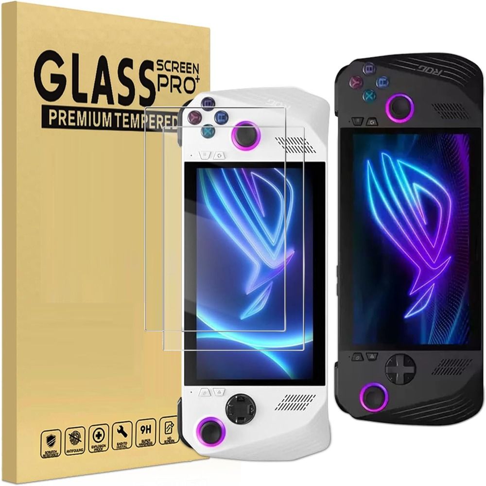 Gaming Console Latest - 3-teiliges Zubehör-Set: 7-Zoll Gebogener Bildschirmschutz für