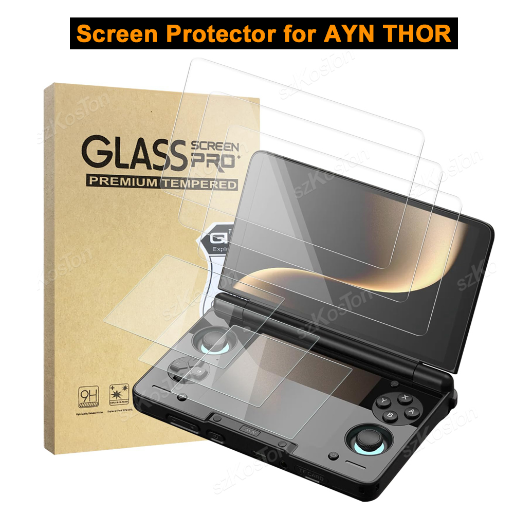 Gaming Console Latest - Schutzfolien-Set für AYN THOR Dual-Screen-Spielkonsolen, kratzfest,