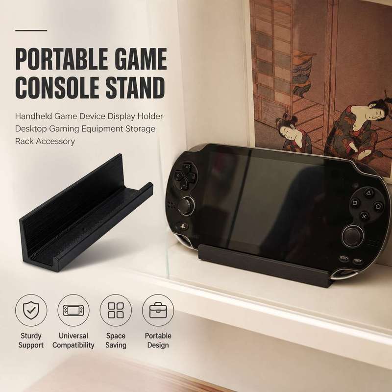 Gaming Console Latest - Tragbarer Spielkonsolen-Ständer Handheld-Spielgerät-Halterung Desktop-Gaming-Ausrüstung Aufbewahrungsregal Zubehör