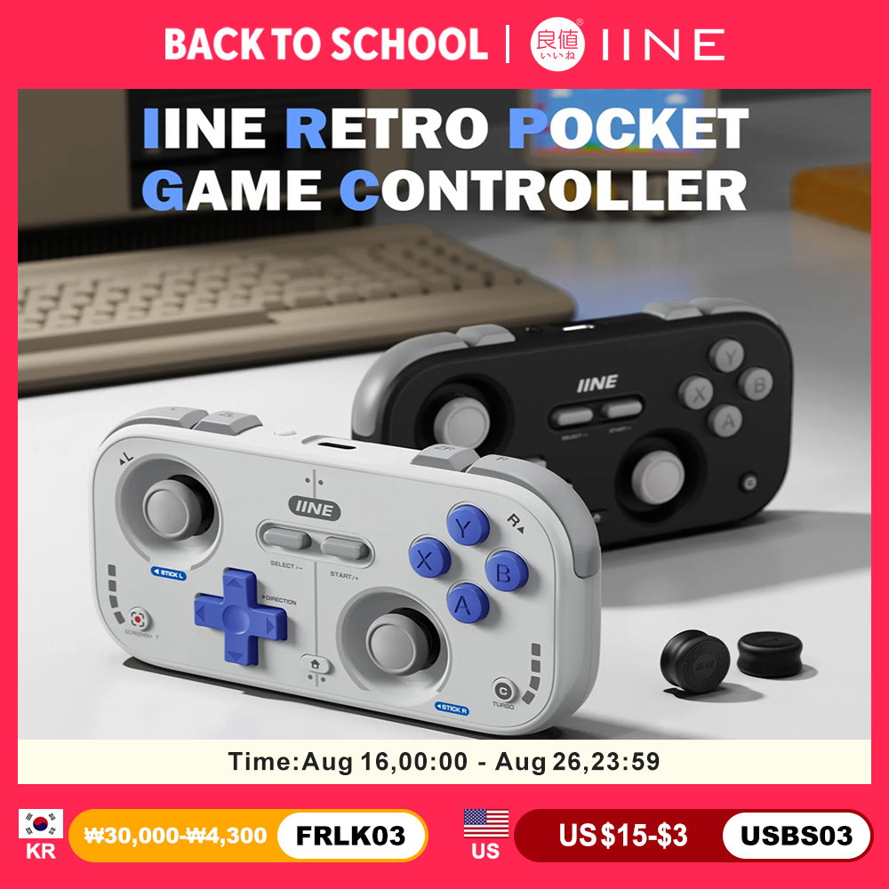Gaming Console Car - IINE Retro Pocket Gamepad Mini-Controller für