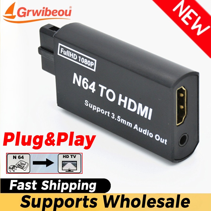 Grwibeou 1080P N64 Zu HDMI-kom – Gaming Console Nintendo Bewertung und Preis
