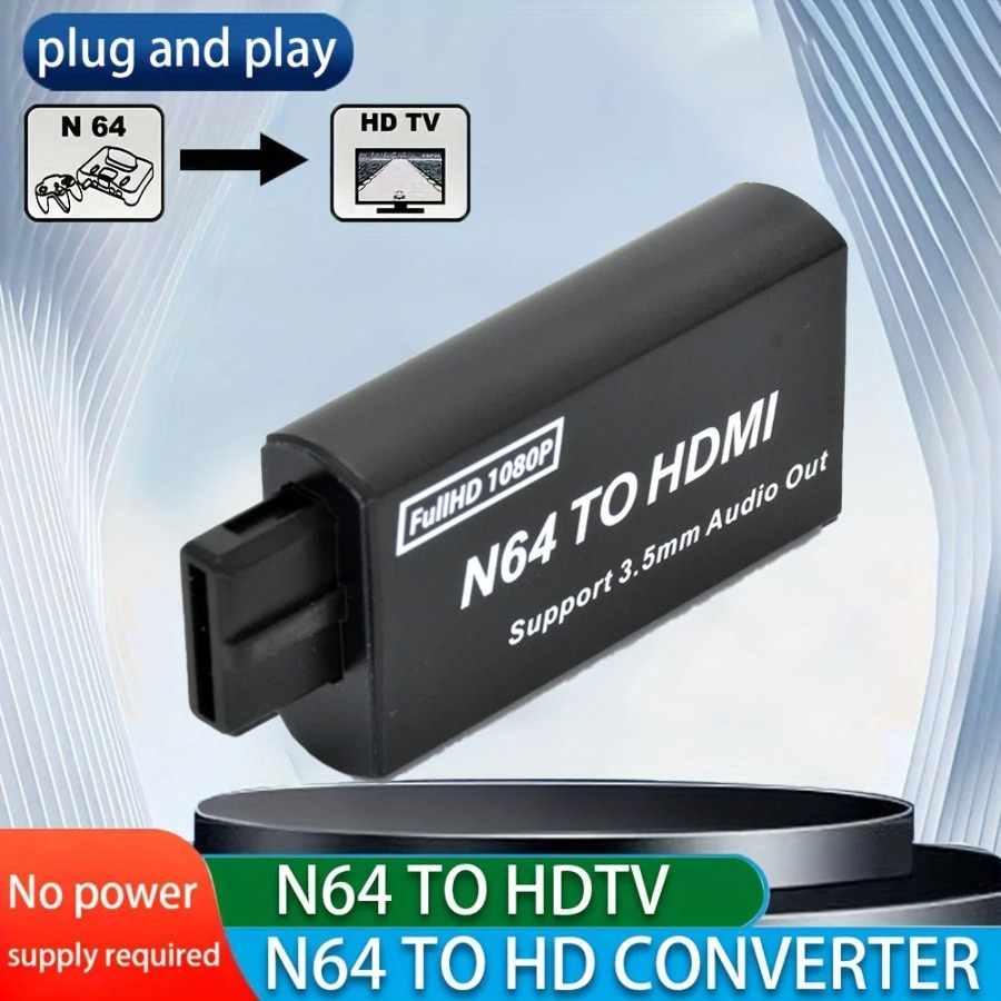 Grwibeou 1080P N64 Zu HDMI-kom – Gaming Console Nintendo Bewertung und Preis