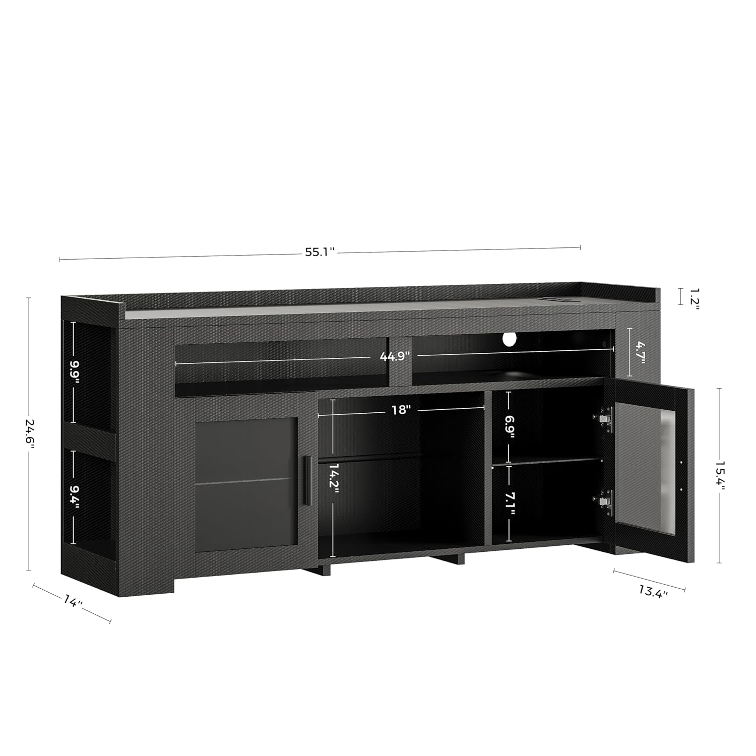 TV-Ständer mit Ladestation & L – Gaming Console Tv Stand Bewertung und Preis