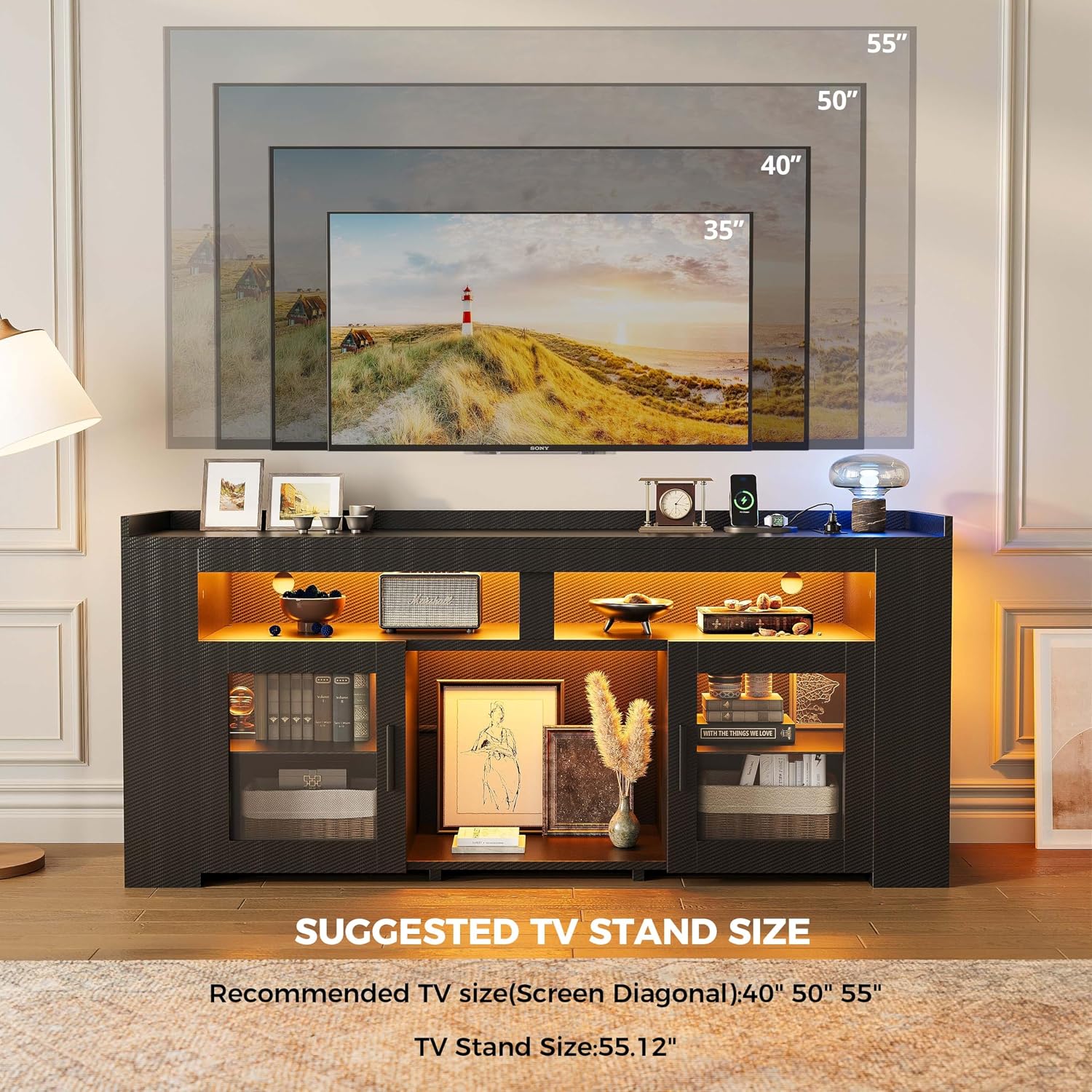 TV-Ständer mit Ladestation & L – Gaming Console Tv Stand Bewertung und Preis