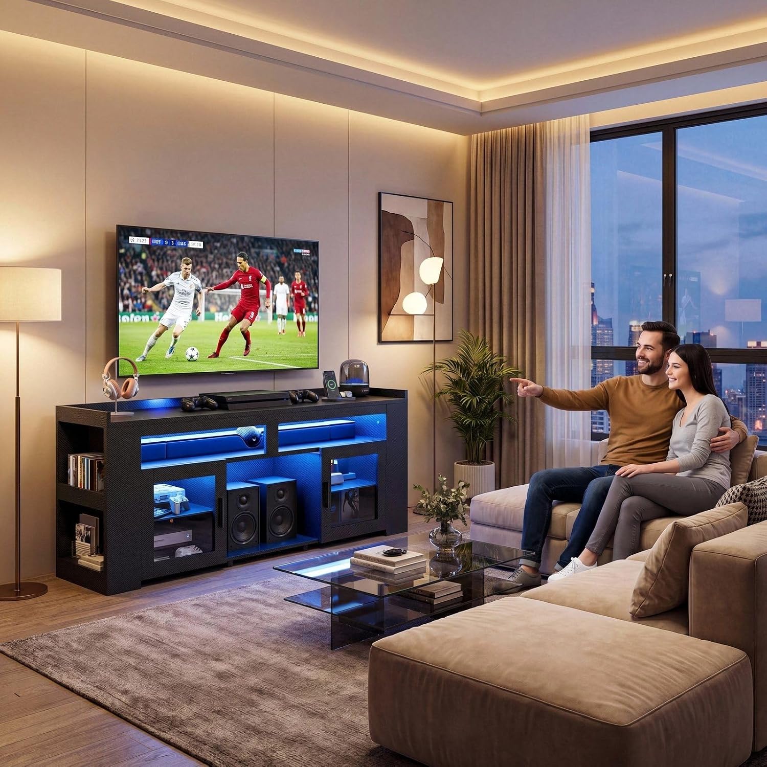 TV-Ständer mit Ladestation & L – Gaming Console Tv Stand Bewertung und Preis