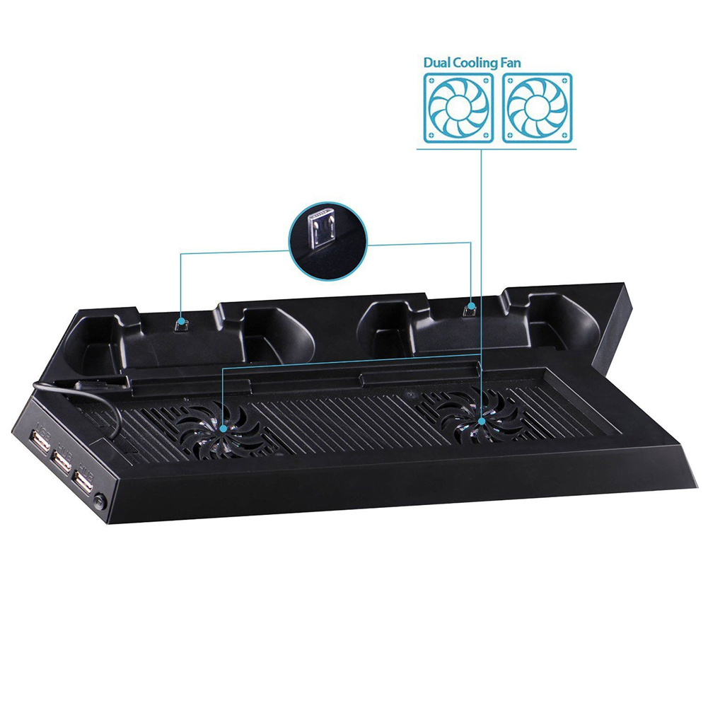 Vertikaler Kühlventilator-Stän – Gaming Console Tv Stand Bewertung und Preis