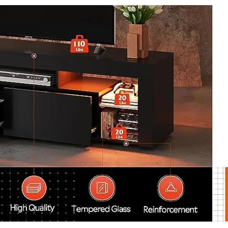 TV-Konsole aus Holz mit 2 Schu – Gaming Console Tv Stand Bewertung und Preis