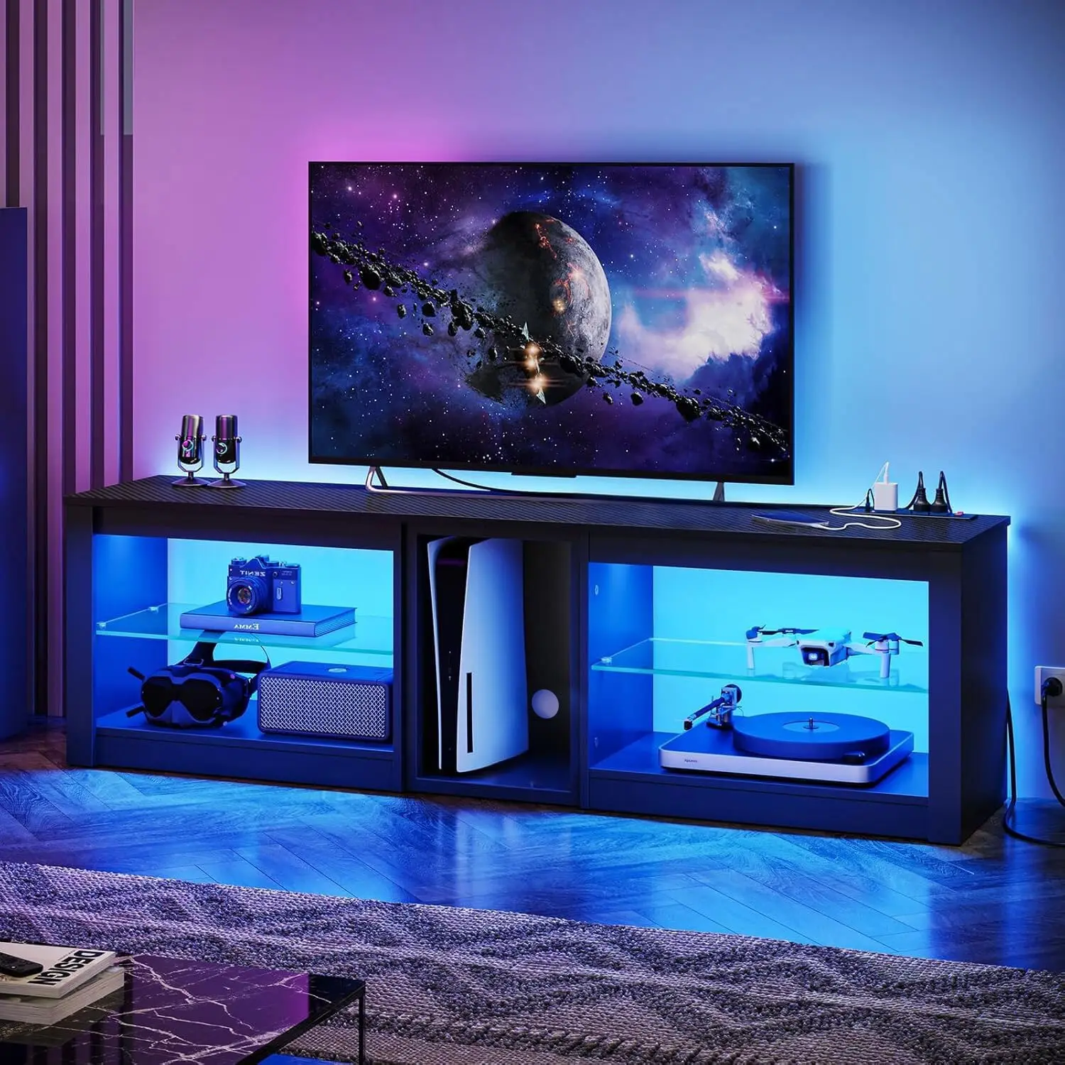 Unterhaltungszentrum für PS5,  – Gaming Console Tv Stand Bewertung und Preis